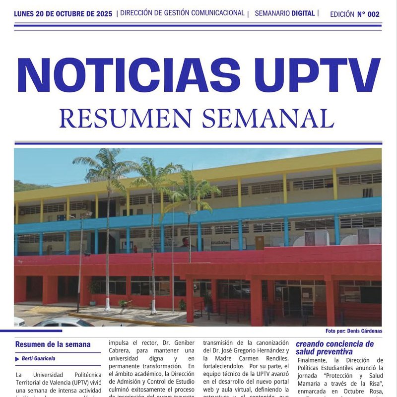 Noticias 20 de octubre de 2025